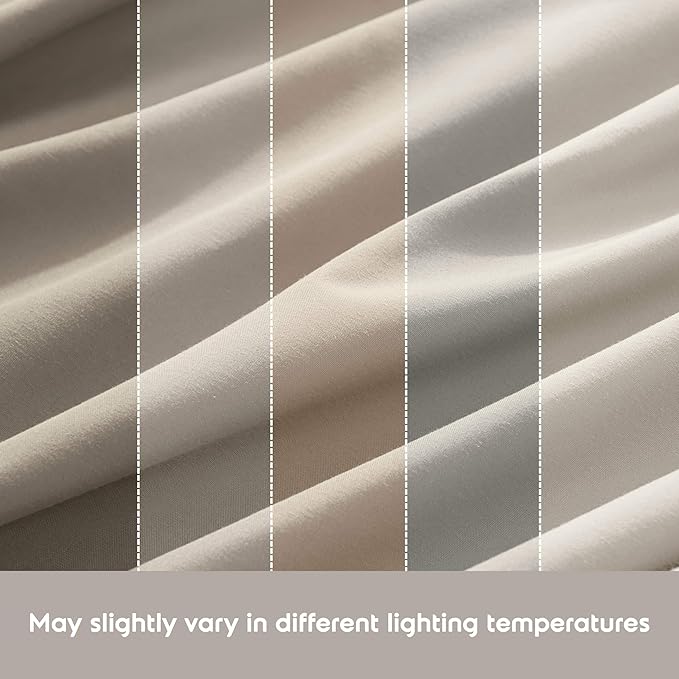 Nestl Twin XL Sheet Set - College Dorm Size - Luxury 1800 Ultra-Soft Microfiber Twin Extra Long Bed Sheets - Deep Pockets - Easy Fit - Extra Soft - 3 Piece Set (Twin XL, Linen)
