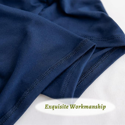 Stretchy Body Pillow Case Cover - Jersey Knit Long Pillowcase for Body Pillow, 1 Pack - Envelope Closure & Skin-Friendly, Soft and Breathable for Sleeping, 20"x54", Navy