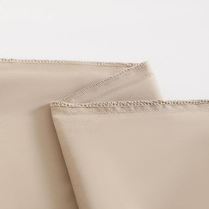 NTBAY 12 Pack Satin King Pillowcases for Hair and Skin, Luxurious and Silky Pillow Cases with Envelope Closure, 20 x 36 Inches, Taupe