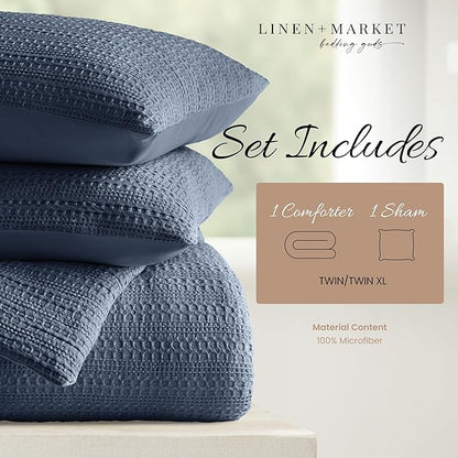 Linen Market King Size Comforter Set (3 Piece) - Bring Luxury Home with Our Soft and Lightweight Down Alternative Comforter King Set - This Includes Your King Comforter and 2 Pillow Shams