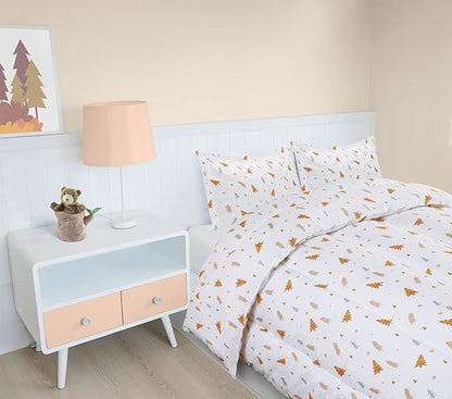 Utopia Bedding Pine Tree Kids Comforter Set with 2 Pillow Shams, 3 Piece Soft Microfiber Twin Bed Comforter with Pillow Shams, Printed Kids Bedding for Boys and Girls, Breathable, Easy Care