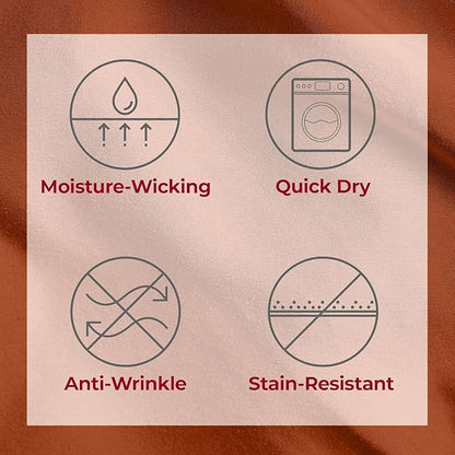 Mellanni Twin XL Sheets Set - 3 PC Iconic Collection Bedding - Hotel Luxury, Extra Soft, Cooling Bed Sheets - Wrinkle, Fade, Stain Resistant (Twin Extra Long, Terracotta)