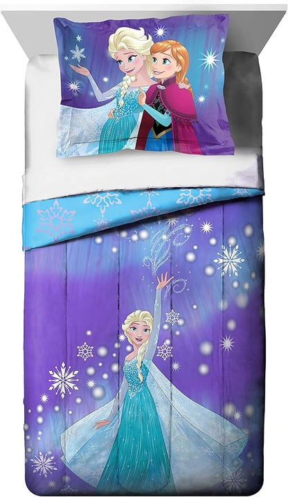 Disney Frozen 'Magical Winter' 5 Piece Twin Bed Set