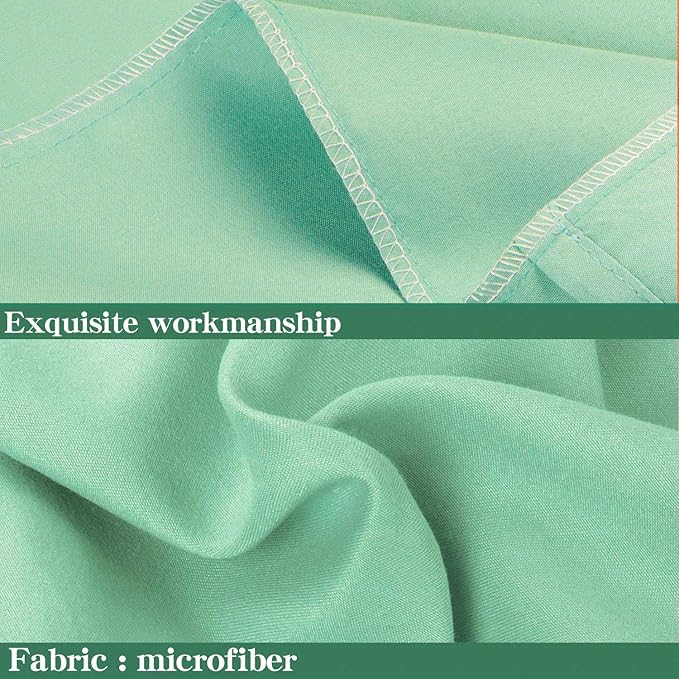 NTBAY Body Pillowcase - Brushed Microfiber 20x54 Pillowcase - Soft, Wrinkle-Free, Fade-Resistant, Stain-Resistant, Sea Green Body Pillow Cover with Envelope Closure - 20x54 Inches, Sea Green