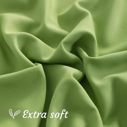 NTBAY King Pillow Cases Set of 2, 2 Pack Brushed Microfiber 20x40 Pillow Cases, Soft, Wrinkle, Fade, Stain Resistant Sage Green Pillow Cases with Envelope Closure, 20x40 Inches, Sage Green