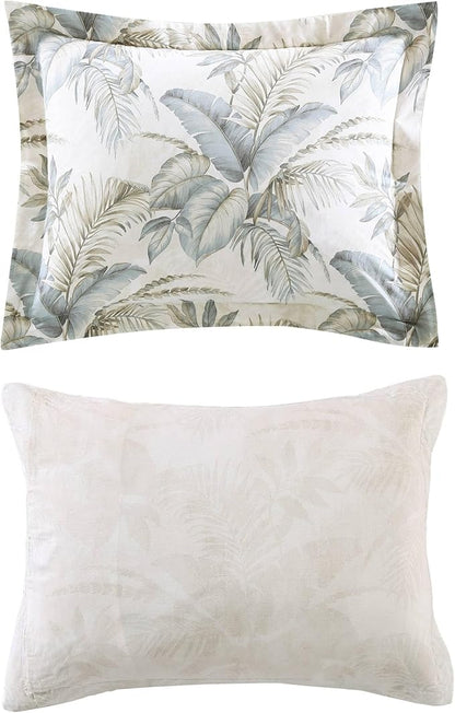 Tommy Bahama - King Comforter Set, Soft Woven Bedding with Matching Pillowcases, Medium Weight for Year Round Comfort, 3 Piece Bed Set (Bakers Bluff Blue)