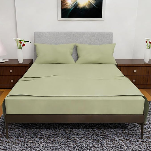 Queen Sheet Set - 4 Piece Bedding - Wrinkle Free, Queen Sheet Set Deep Pocket, Sheets Queen Size Bed Set 1800 Series Cooling Sheets (Queen, Sage)