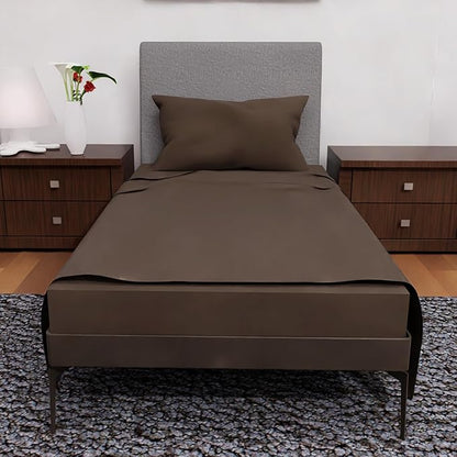 Twin XL Sheets Set - 3 Piece Bedding - Wrinkle Free, Fade Resistant, Double Brushed Microfiber - Deep Pockets/Easy Fit - 1800 Series Ultrasoft, Cooling Sheets (Chocolate)