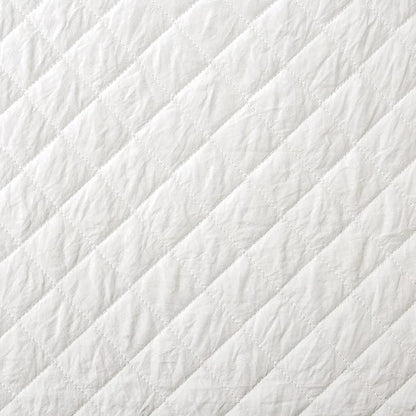 Lush Decor Ava Quilt Diamond Pattern Solid 3 Piece Oversized Bedding Blanket Bedspread Set - Full/Queen - Off-White