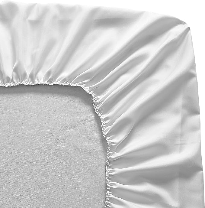 Levinsohn FRE111WHIT02 100% Vinyl Hypoallergenic, Fresh Ideas Waterproof Mattress Protector, Full White