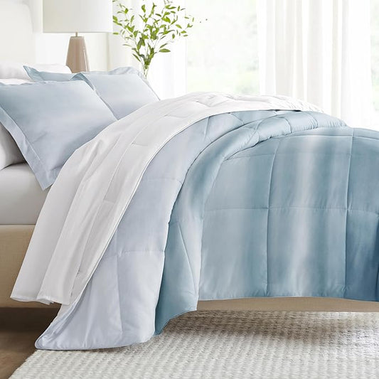 Linen Market Reversible Twin Size Comforter Set (2 Piece) - Bring Luxury Home with Our Soft and Lightweight Down Alternative Comforter Twin Set - This Includes Your Twin Comforter and 1 Pillow Sham