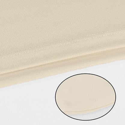 Stretch Pillowcases - Micro Jersey Knit & Ultra Soft, Standard Size - Set of 2 Pillow Cases, Beige