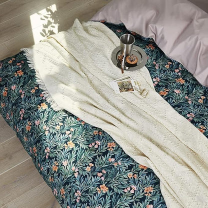 Cupocupa Duvet Cover Set;Duvet Cover Twin Bedding Set Fluffy Boho Duvet Cover Set Paisley Floral Bedding Collection Duvet Cover with Pillowcases