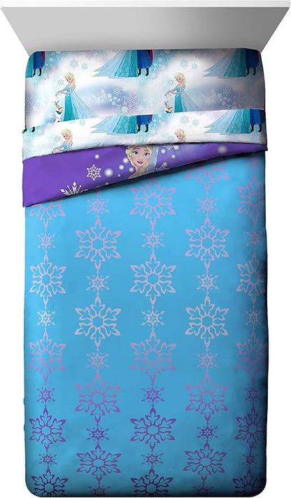 Disney Frozen 'Magical Winter' 5 Piece Twin Bed Set
