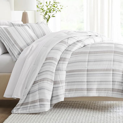 Linen Market Reversible King Size Comforter Set (3 Piece) - Bring Luxury Home with Our Soft and Lightweight Down Alternative Comforter King Set - This Includes Your King Comforter and 2 Pillow Shams