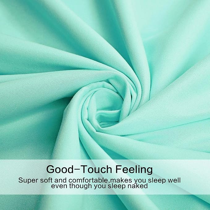 Best Season Twin Size Sheets Set - 3 Piece (Mint Color) Brushed Microfiber Bed Sheet Set,Deep Pocket,Extra Soft & Fade Resistant,Hypoallergenic