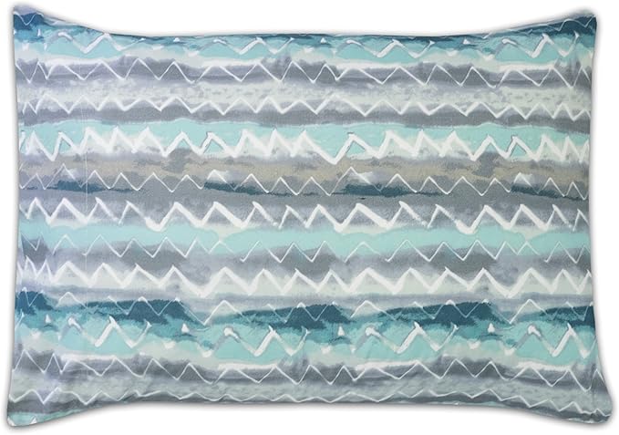 1500 Supreme Collection Extra Soft Summerset Ocean Vibe Chevron Pattern Sheet Set, Queen - Luxury Bed Sheets Set with Deep Pocket Wrinkle Free Bedding, Trending Printed Pattern, Queen