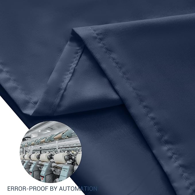 Pillowcases Standard Size 24 Pack - Bulk Pillow Cases with Envelope Closure, Soft Brushed Microfiber Pillow Covers Hospital Hotel Airb&bs Essentials for Hosts (20x26, Navy Blue)