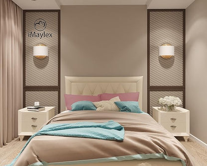 iMaylex Soft 100% Egyptian Cotton Zipper Pillow Case, Cozy and Lightweight Pillowcase, Set of 2, Lotus Pink, Standard, 20" x 26"