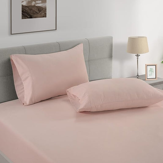 LANE LINEN Pillows Queen Size Set of 2 Soft 100% Egyptian Cotton Cool & Smooth 1000 Thread Count Pillow Cases - Sepia Rose