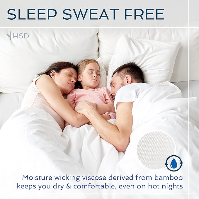 Hotel Sheets Direct 4 Piece Bed Sheet Set King Size, 100% Viscose Derived from Bamboo Sheets Set with 2 Pillowcases, Cooling & Breathable Luxury Bedding, Moisture-Wicking & Silky Soft Texture, Black