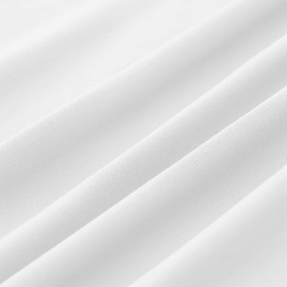 Modern Threads Soft Microfiber Solid Sheets - Luxurious Microfiber Bed Sheets - Includes Flat Sheet, Fitted Sheet with Deep Pockets, & Pillowcases White Twin