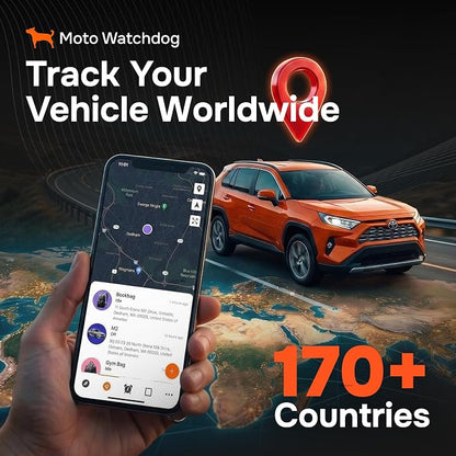 GPS Tracker for Vehicles, No Subscription, No Monthly Fee | Real-Time Location, Mileage Tracking, Speeding Monitoring, Route History, Geofence, Geofence, OBD, for Fleets & Families
