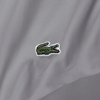 Lacoste 100% Cotton Percale 4-Piece Sheet Set – Cool, Crisp, Matte, and Durable, Oeko-Tex Certified – Solid, Sleet, King