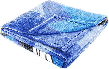 Jay Franco Kids Plush Throw Blanket – Soft & Cozy Fleece Throw for Bedroom & Couch Décor, Official Licensed Product, Blue - Mickey Mouse, 60x90 - Large Blanket