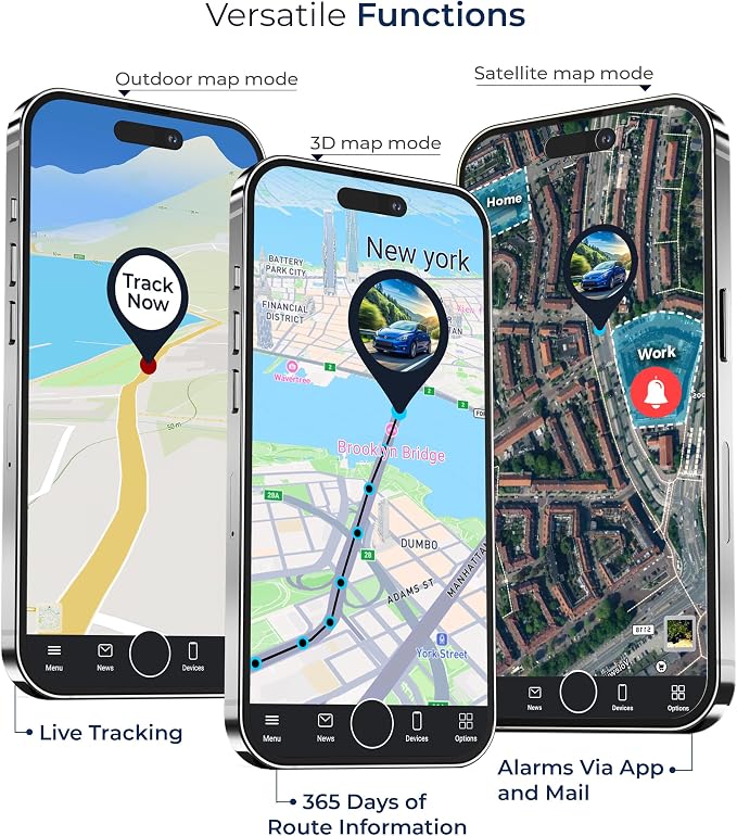 SALIND 4G GPS Tracker for Fleet, Heavy-Duty Tracking Device for Trucks | Up to 70 Days Battery - Worldwide GPS Tracking - Anti-Theft GPS Device with Strong Magnet - Geofence - Subscription Required