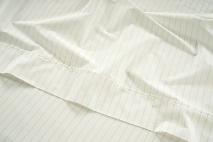 Casa Platino Sheets Cal King Size Bed Set – 100% Cotton Sheet Set Cal King Crisp Percale Weave with 4 Pillowcases, with 15" Deep Pocket Fitted Sheet for Secure Fit, Ultra Soft & Breathable – Sandora