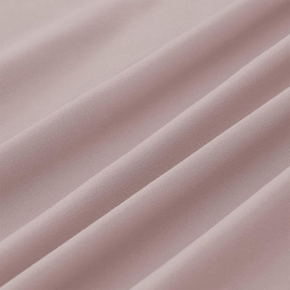 Modern Threads Soft Microfiber Solid Sheets - Luxurious Microfiber Bed Sheets - Includes Flat Sheet, Fitted Sheet with Deep Pockets, & Pillowcases Cameo Rose King