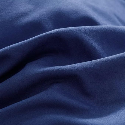 Luxlovery Royal Blue Comforter Set King Women Men Solid Comforter Bright Blue Bedding Set Fluffy Soft Breathable Blanket Quilts with 2 Pillowcases for King Bed