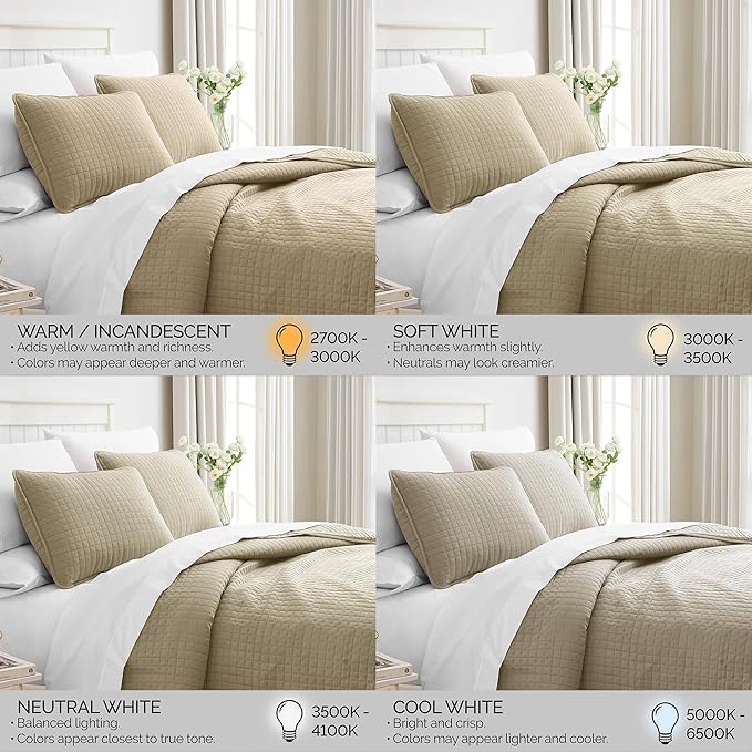 Southshore Fine Living, Inc. Twin Quilt Bedding Set, Soft Brushed Microfiber Taupe Quilts, Twin/XL Coverlet Bedspread, Wrinkle & Pet Hair Resistant Bedding with 1 Pillow Sham, Taupe