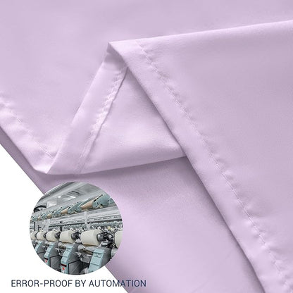 Pillowcases Queen 12 Pack, 20x30 Pillow Cases with Envelope Closure, Soft Plain Brushed Microfiber Covers Breathable Wrinkle-Resistant, Lavender