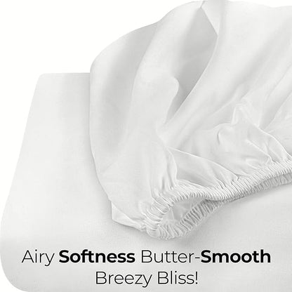 Utopia Bedding King Fitted Sheet - Bottom Sheet - Deep Pocket - Comfy Microfiber - Easy Care -1 Fitted Sheet Only (White)
