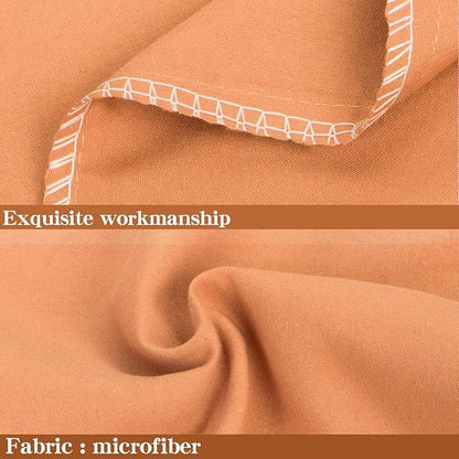 NTBAY Queen Pillowcase Set - 4 Pack Brushed Microfiber 20x30 Pillowcases - Soft, Wrinkle-Free, Fade-Resistant, Stain-Resistant, Pale Orange Pillowcases with Envelope Closure - 20x30 Inches