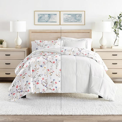 Linen Market Reversible King Size Comforter Set (3 Piece) - Bring Luxury Home with Our Soft and Lightweight Down Alternative Comforter King Set - This Includes Your King Comforter and 2 Pillow Shams