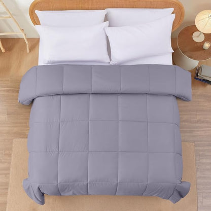 Modern Threads Down Alternative Reversible Comforter Purple/Silver California King
