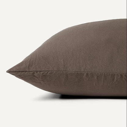 Amazon Basics King Bed Sheet, 4-Piece Bedding Set, Double Brushed Microfiber, Ultra Soft, Easy Care, Brown