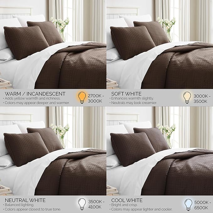 Southshore Fine Living, Inc. Full/Queen Quilt Bedding Set, Comfy Microfiber Coverlet, Queen Size Bedspread, Stain and Pet Hair Resistant Bedding, Full Size Quilt Set w/2 Shams, Chocolate Brown