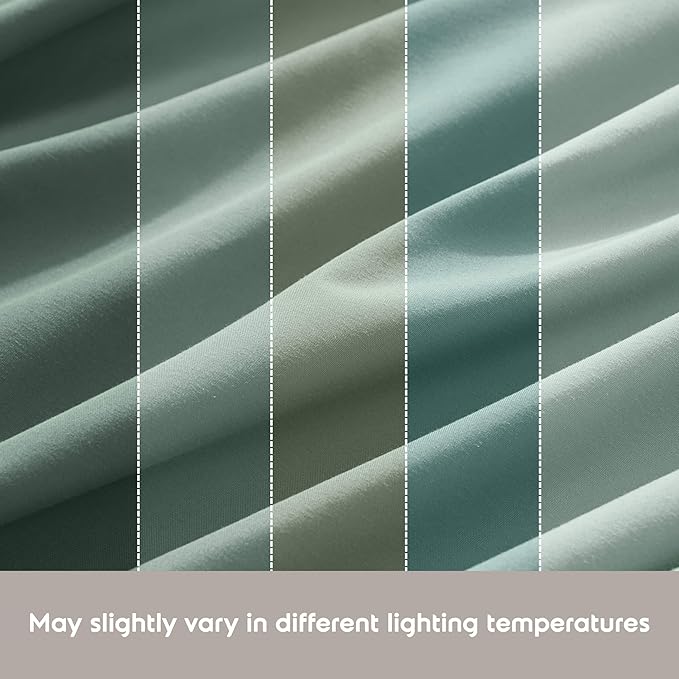 Nestl Queen Sheet Set - Luxury 1800 Ultra-Soft Microfiber Bed Sheets - Double Brushed - Deep Pockets - Easy Fit - 4 Piece Set - Bedding Sheets & Pillowcases (Queen, Sage Green)
