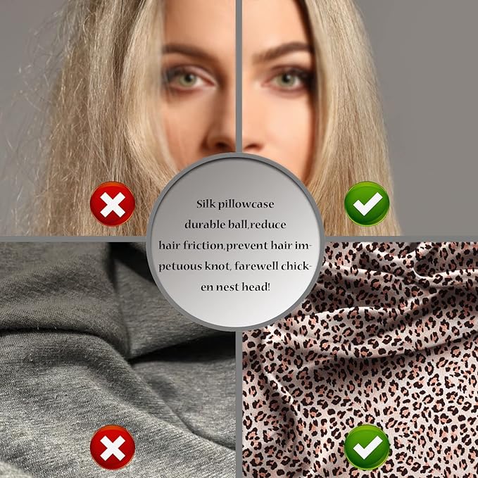 Mulberry Silk Pillowcase for Hair and Skin Standard Size Leopard Print Silk Pillow Cases with Zipper Soft Breathable Smooth Cooling Silk Pillow Covers for Sleeping (Taupe Leopard, 20"X 26",1Pcs)