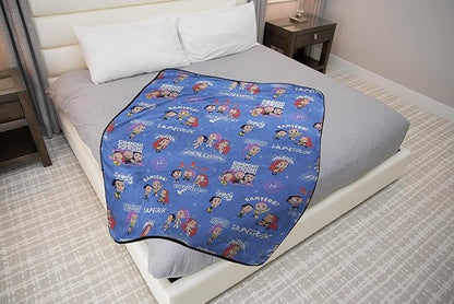 Jay Franco Kids Plush Throw Blanket – Ultra Soft Cozy Plush Fleece for Bed, Couch, Sofa, Home Décor, Official Licensed Huntrix, Purple - Kpop Demon Hunters, 46x60 - Throw Blanket