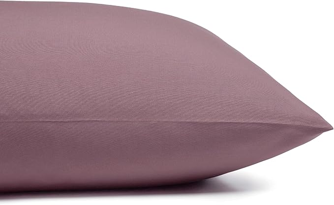 Amazon Basics Lightweight Super Soft Easy Care Wrinkle-Free Microfiber 3-Piece Bed Sheet Set with 14-Inch Deep Pockets, Twin, Rose, Solid