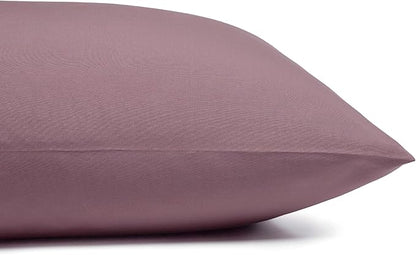 Amazon Basics Lightweight Microfiber 4-Piece Bed Sheet Set, Full, Rose, Solid