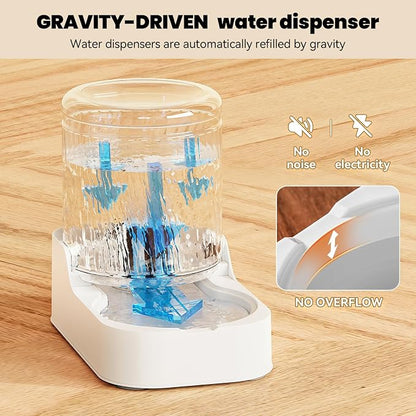 Automatic Cat Water Dispenser Dogs (Bowl not Included) | Dog Water Bowl Dispenser Adjustable Water Dispensing, Auto Pet Waterer for Cats and Dogs