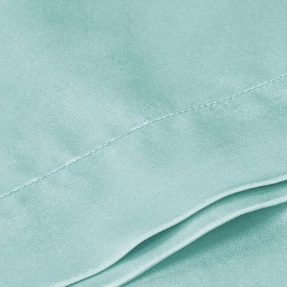 BEDELITE Satin Body Pillow Cover, Super Soft and Cooling Body Pillow Pillowcase for Hair and Skin, Breathable Silky Full Long Pillowcase Cover(20"x54", Blue Grey)