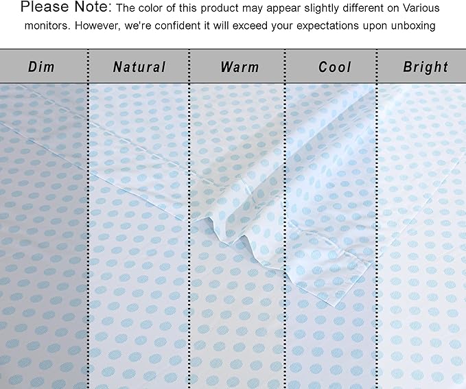 RUVANTI 100% Organic Cotton Sheets Full Size, Percale Weave, GOTS Certified, 4-Piece Set, Deep Pocket 15", Crisp & Breathable, Soft Durable Bedding, Sábanas Algodón Orgánico – Circle Imprint