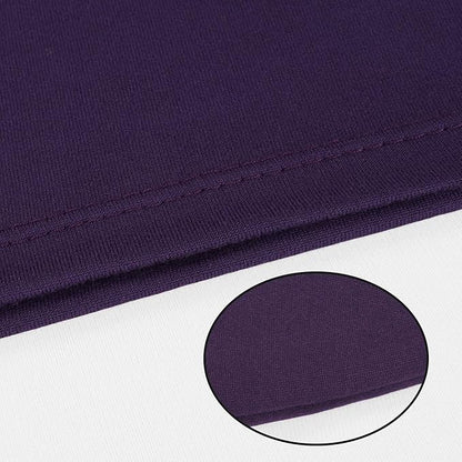 Stretch Pillowcases - Micro Jersey Knit & Ultra Soft, Standard Size - Set of 2 Pillow Cases, Purple